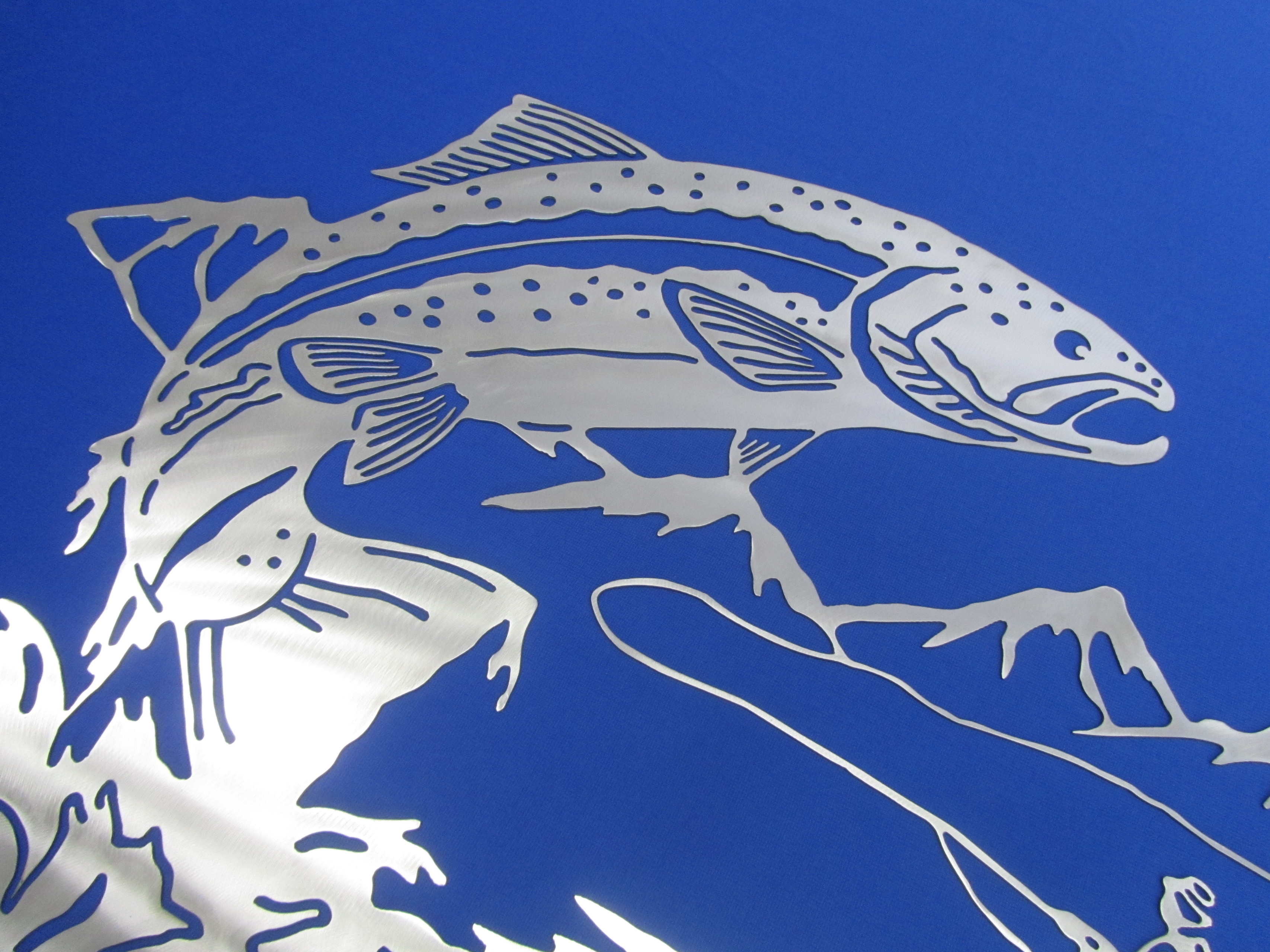 Speckled Trout Wall Art Metal fish